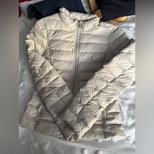 Patrizia Pepe Jacket 38. Women's Lightweight Gray Puffer Jacket